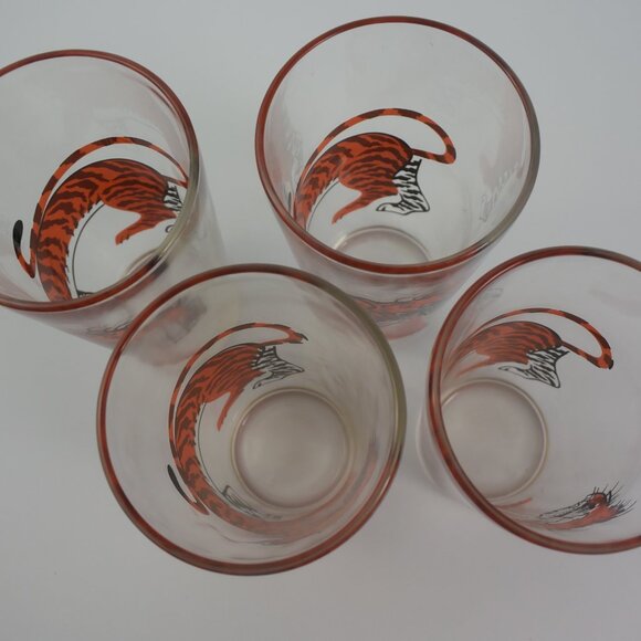 4 Esso "Put a Tiger in Your Tank" Drink Glasses Vintage Excellent Condition! - Picture 4 of 13